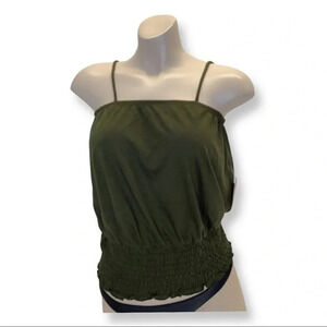 Parallel Skies Size Small Hunter Green With Adjustable Strap & Elastic Band. New